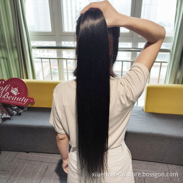 Best China Hair Vendors Wholesale Mech Curticle Aligned Closures 9A Brazilian Virgin 40Inch Hair Bundles With Closure 4X4